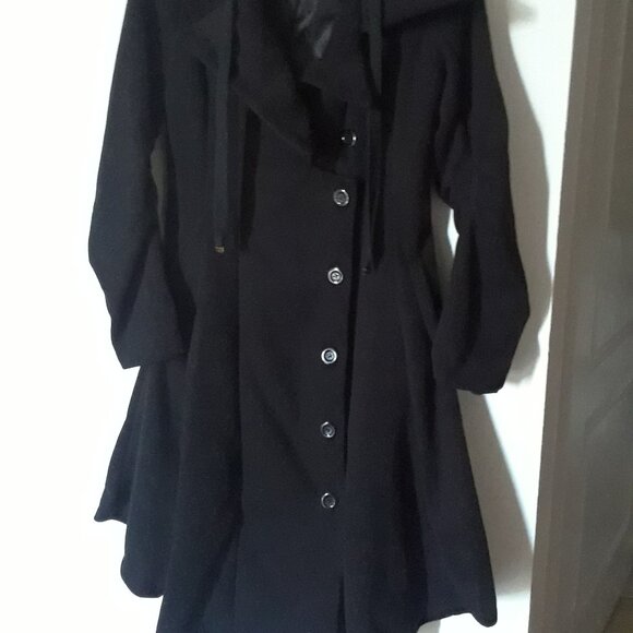 Long Princess Swing Coat With Hood - Picture 12 of 16